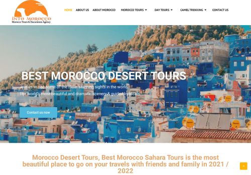 لقطة شاشة لموقع intomorocco
بتاريخ 02/05/2021
بواسطة دليل مواقع موقعي