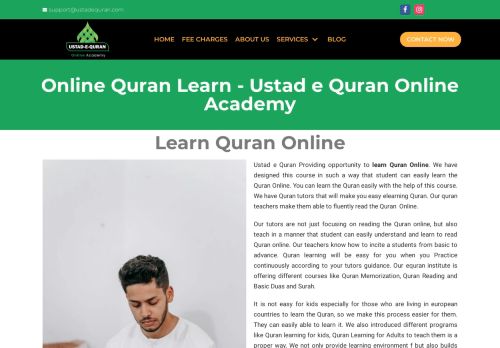 لقطة شاشة لموقع Ustad e Quran Online Academy
بتاريخ 05/07/2021
بواسطة دليل مواقع موقعي