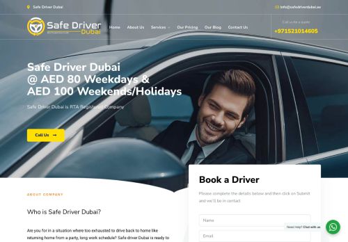 لقطة شاشة لموقع Safe Driver Dubai
بتاريخ 24/09/2021
بواسطة دليل مواقع موقعي