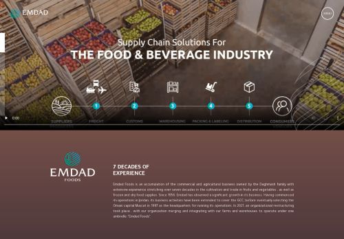 لقطة شاشة لموقع Emdad Foods
بتاريخ 22/11/2021
بواسطة دليل مواقع موقعي