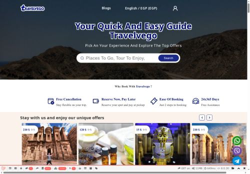 لقطة شاشة لموقع Travelvego
بتاريخ 10/07/2025
بواسطة دليل مواقع موقعي
