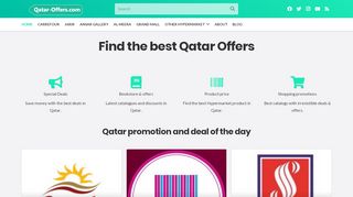 لقطة شاشة لموقع Qatar offers and discounts
بتاريخ 21/12/2019
بواسطة دليل مواقع موقعي