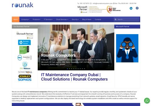 لقطة شاشة لموقع Rounak Computers رونق للكمبيوتر
بتاريخ 20/08/2020
بواسطة دليل مواقع موقعي