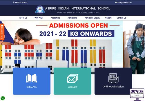 لقطة شاشة لموقع Top most Indian School in Kuwait -Aspire International school
بتاريخ 29/11/2020
بواسطة دليل مواقع موقعي