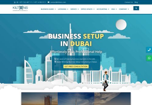 لقطة شاشة لموقع Kiltons Business Setup Services - BUSINESS SETUP IN DUBAI
بتاريخ 12/01/2021
بواسطة دليل مواقع موقعي